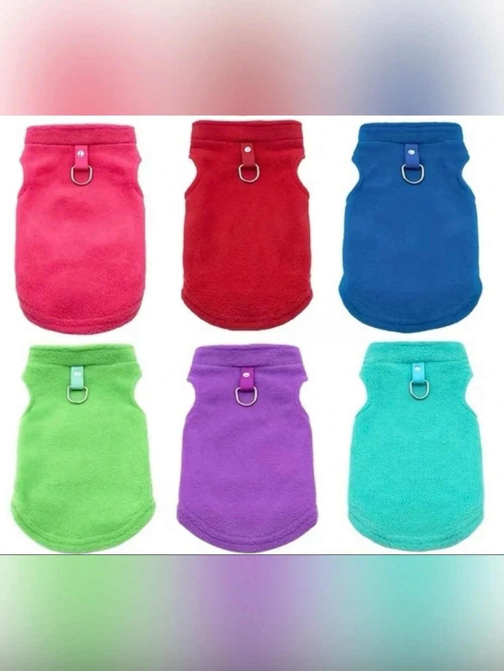 4 Pack Dog Fleece Sweater Multi Color Size Medium NEW